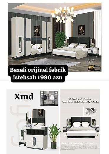 dekor ref: Yataq otağı dəsti – bazalı, orijinal fabrik istehsalı Tərkibi: - — 1