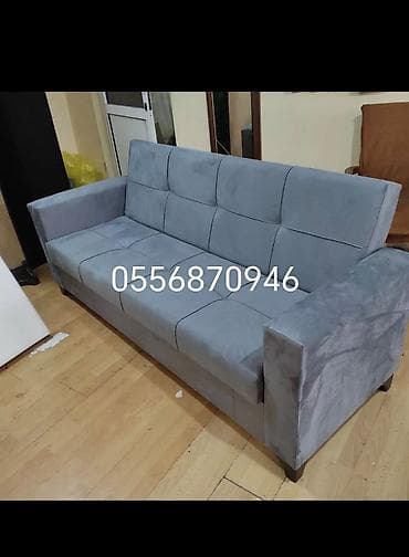 Диван, Для гостиной, Ткань, С подъемным механизмом, Раскладной, Книжка — 5