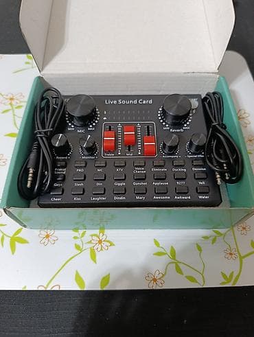 zoom h1n: V8K Live Sound Card / Səs kartı (Yeni kimidir) Təcili satılır! V8K — 8