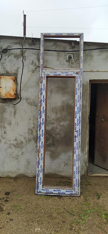 arka qapilar: Qapı ve pencere Pencere 154×190-3ədəd,qiymeti 100₼ Qapı 75×280-2 — 2