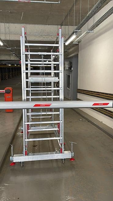 Təmir və tikinti: Alüminium mobil iskələ sistemi - Material: yüngül və möhkəm alüminium — 6