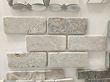 can eti: Təbii daş dekorativ kərpic panelləri - Material: travertin və təbii — 1