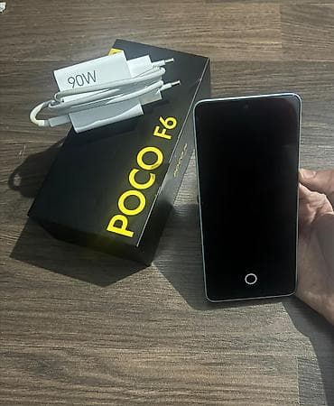 telefon naftalan: Poco F6, 16 GB, rəng - Yaşıl, Barmaq izi — 1