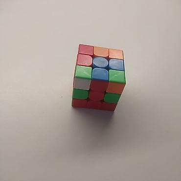 oyuncaq metbext: 3x3 maqnitik rubik kubu – rəngli, yuvarlaq künclü dizayn - 3x3 ölçü — 3