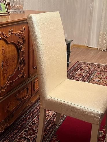 komputer masa: Qonaq otağı üçün, İşlənmiş, Qatlanmayan, rəng - Qırmızı Stul — 2