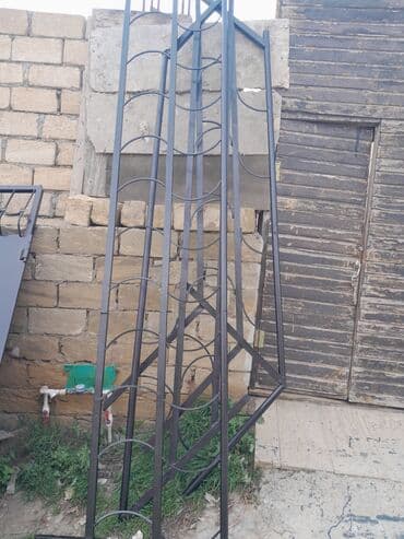 gunəş enerjisi ilə işləyən lampalar: Metal pəncərə barmaqlıqları (dəmir məhəccər) - Material: qalın — 2