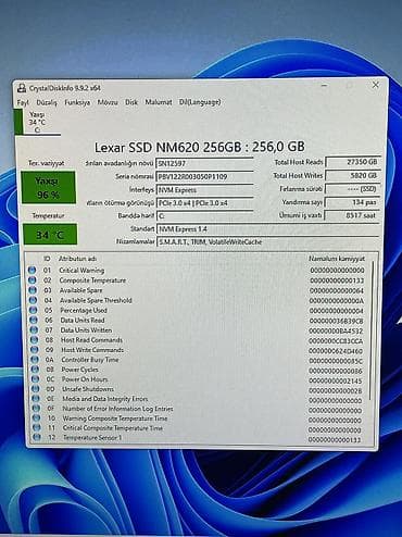 ssd 4 tb: İşlək və yaxşı vəziyyətdə masaüstü kompüter satılır. Texniki — 5