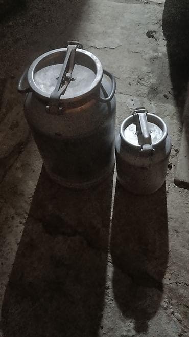 balta sapı: Alüminium süd qabları – 2 ədəd dəst - Material: qalın divarlı — 4