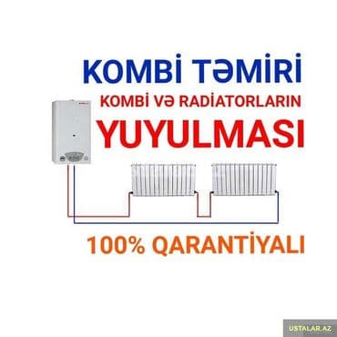 Mebel xidmətləri: Kombi xidməti - Kombi təmiri - Kombi və radiatorların yuyulması — 1