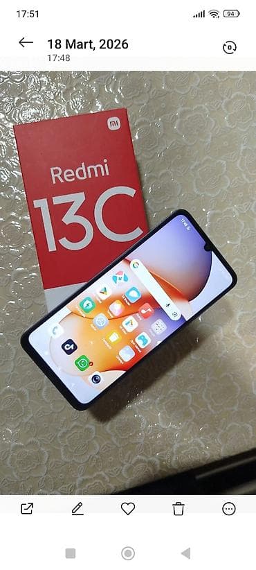 Redmi 13C, 256 GB, rəng - Mavi