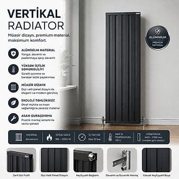 desmalar: Yeni Seksiyalı Radiator Alüminium, Pulsuz çatdırılma, Ödənişli quraşdırma, Zəmanətli, Kredit yoxdur — 7