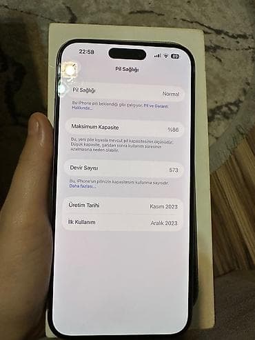 iphone 15 pro max barter: IPhone 15 Pro Max, 256 GB, Gümüşü — 3