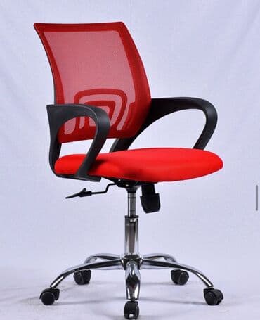 офисные кресла: Новый, С колесиками, Рукояти не регулируются, Ткань — 15