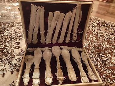 picaq: Kitab 38 person çəngəl qaşıq bıçaq naboru 2 aş qaşıqı 6qovurma 6 xörək — 1