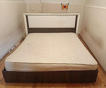 İkinəfərlik çarpayı, Bazalı, Matras ilə, Siyirməsiz