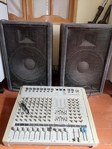 ƏLAQƏ 0515583621 Səhnə səs avadanlığı seti Komplektə daxildir: - 2