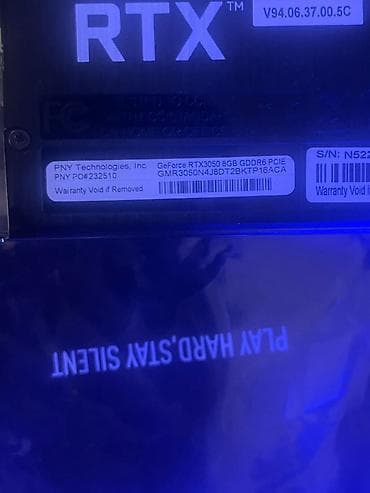 корпус для пк: RTX 3050 8GB +Rampage case + Rampage 600W 80+ qida bloku psu Rampage — 4