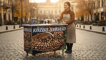 simit arabası satılık: Salam araba satılır hazır biznesdi şabalıd qarğıdalı arabası — 2