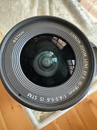 motorlar: Canon EF-S 10-18mm f/4.5-5.6 IS STM ultra-geniş bucaq obyektivi - — 2