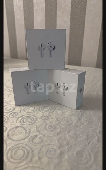 airpods pro 5 qiymeti: Məhsul: Apple AirPods 4 (Model A3090/A3091/A3058 — qutunun etiketində — 2
