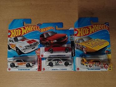 Hot Wheels kolleksiya seti – 4 ədəd kartlı model - ’67 Ford Mustang