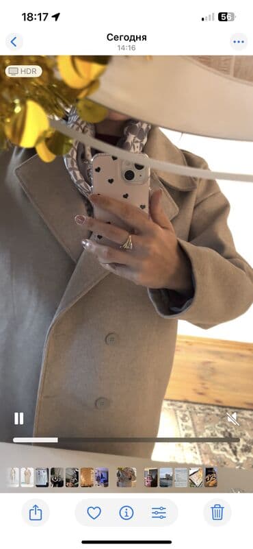 Paltolar: Palto, Trendyolmilla, M, L, XL, rəng - Bej — 4