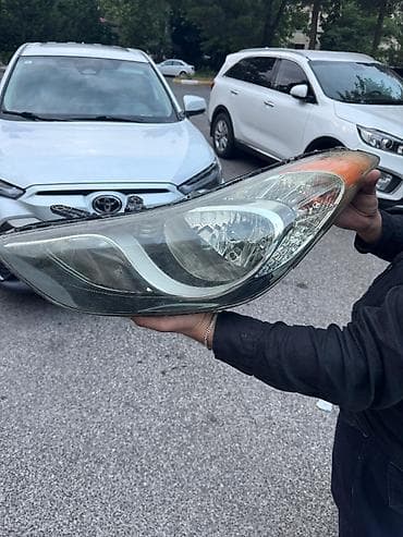 kia rio diffuser: Komplekt, Yaxın və uzaq vuran işıqlar Hyundai, 2014 il, Orijinal, İşlənmiş — 3