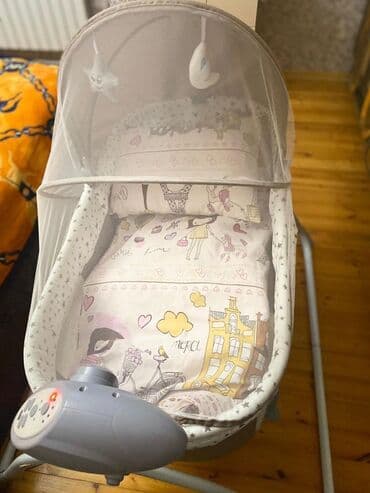 ağcaqanad qovan: Oğlan və qız üçün, Yumru, Beşik, Dəst ilə, Matras ilə, Yellənmə mexanizm ilə — 1