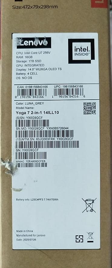 notebook adapter qiymetleri: İşlənmiş Lenovo Yoga, 14 ", 1 TB, Pulsuz çatdırılma — 8