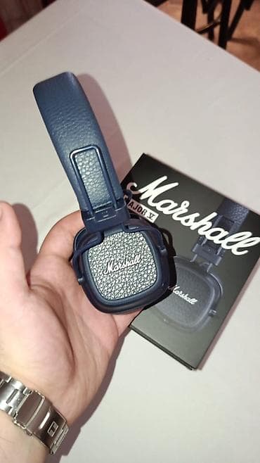 marshall major v: Marshall Major IV simsiz qulaqlıq - Rəng: tünd mavi (navy) - Dizayn — 3