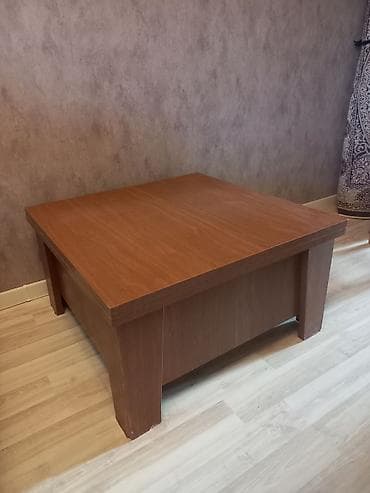 Столы и стулья: Çevrilən/transformasiya olunan masa: çay/kofe masası və tam ölçülü — 2