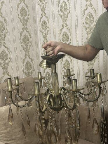 ikinci əl lusturlər: Çılçıraq, 8 lampa — 2