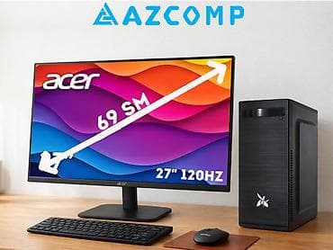 rog strix: Ofis üçün masaüstü kompüter Salam ✅ Məhsula 6 ay zəmanət verilir Bu — 1