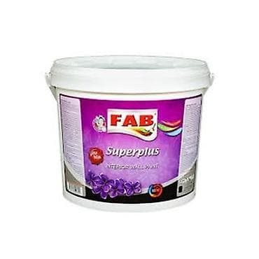 FAB Superplus – Daxili divar boyası - Növ: Su əsaslı, mat daxili
