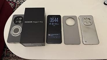 processor core i7: Honor Magic 7 Pro, 512 GB, rəng - Boz, Simsiz şarj, İki sim kartlı, Face ID — 3