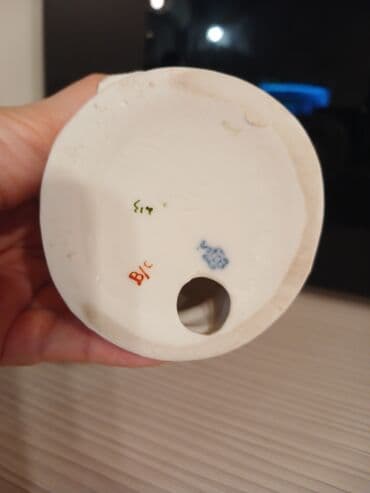 saxsi gul qablari: Heykəlcik, 1960 il, Farfor, SSRİ, Pulsuz çatdırılma — 5