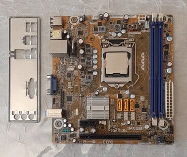 Operativ yaddaş (RAM): Bundle satılır Ana plata + CPU - 40 AZN Ana plata : Pegatron IPXSB — 1