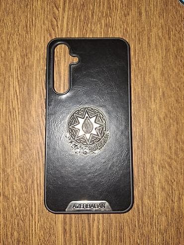 redmi note 8 qiymet: SAMSUNG A55 Smartfon üçün arxa örtük - Rəng: Qara - Material: Dəri — 1