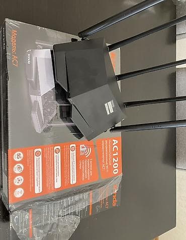 mifi router: Tenda AC7 AC1200 ikizolaqlı Wi‑Fi marşrutizatoru - İkizolaqlı: 2.4 — 5