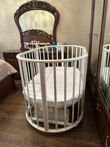 деталировка мебели: Oğlan və qız üçün, Yeni, Beşik, Matras ilə, Yellənmə mexanizmsiz — 3