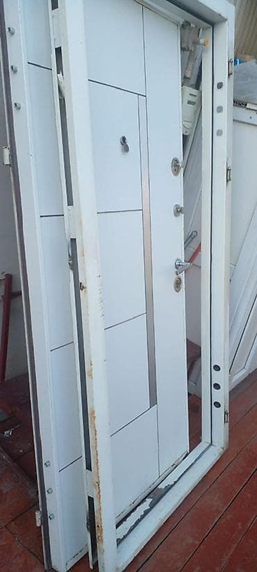 dəmir seyf qapi: Dəmir giriş qapısı – komplekt şəkildə - Material: polad/dəmir — 2