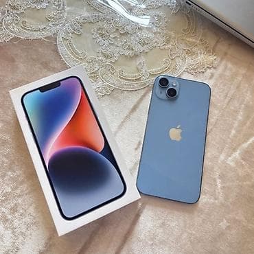 ikinci el utu: IPhone 14, 128 GB, Mavi, Face ID — 1