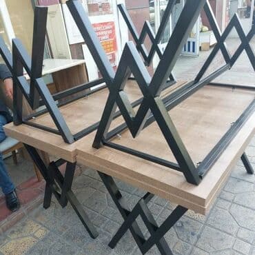 бу мебель в баку: Новый, Квадратный стол, 1 стул, Нераскладной, Дерево, Азербайджан — 2