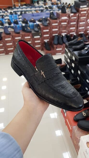 piton dərisindən ayaqqabılar: BEMSA Comfort kişi ayaqqabıları - Model: Loafer və idman tərzli — 16