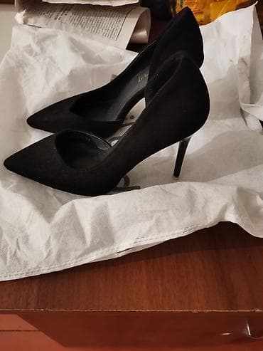 rizalli ayaqqabi: Tuflilər, Ölçü: 34, rəng - Qara, Yeni — 1