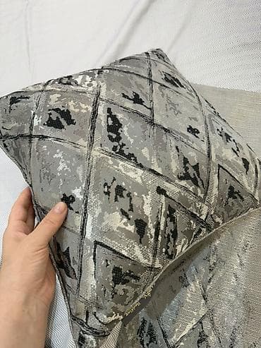 Tekstil: Yeni rəng - Gümüşü Balış üzü, Ödənişli çatdırılma — 3