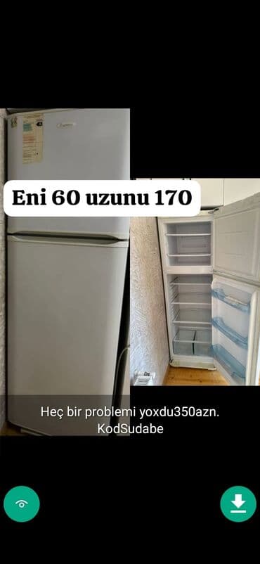 soyuducu ev üçün: İşlənmiş Soyuducu Satılır — 9