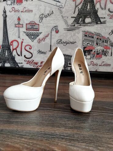 белые туфли новые: Туфли, Размер: 36, цвет - Белый, Новый — 2