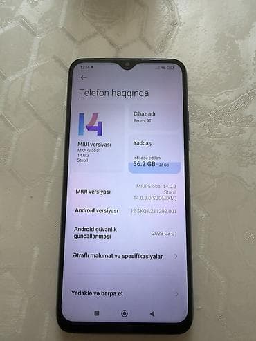 xiaomi redmi 9 t: Redmi 9T, 128 GB, rəng - Mavi, İki sim kartlı — 2