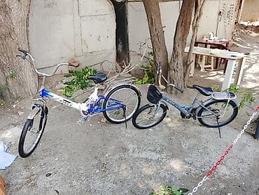 İki ədəd uşaq/yunior şəhər velosipedi 1) STELS GUTER (ağ-mavi) - — 1